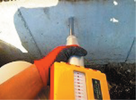 リバウンドハンマー試験状況