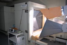 日射遮蔽性能測定装置（人工太陽）